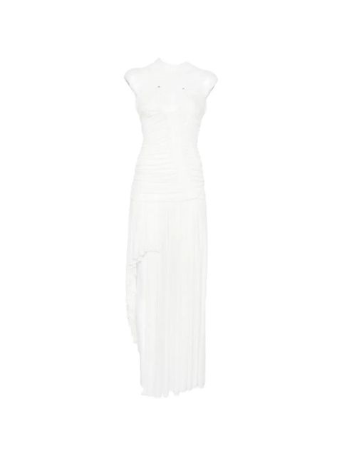 Christopher Esber Arced ruched asymmetric dress - White - zdjęcie produktu nr 1