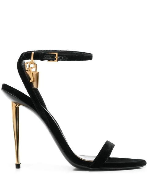TOM FORD Padlock 120mm sandals - Black - zdjęcie produktu nr 1