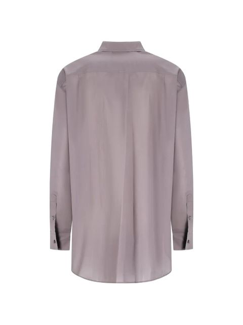 Jil Sander drop-shoulder button-up shirt - Grey - zdjęcie produktu nr 2