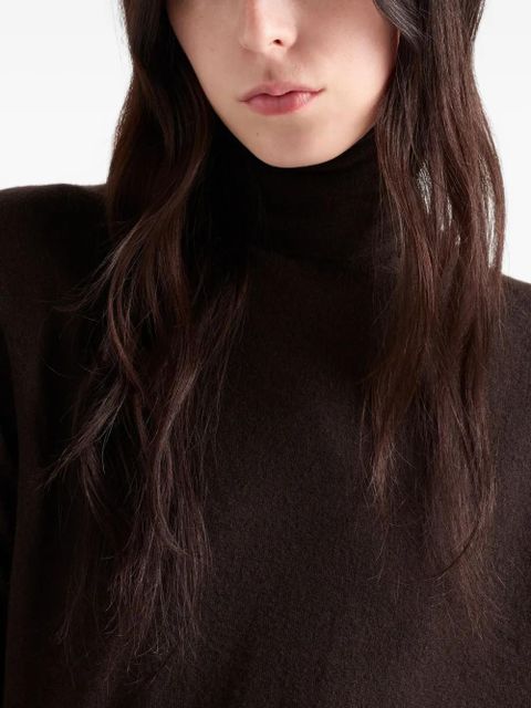 Prada turtleneck T-shirt - Brown