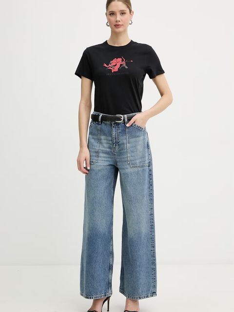 Armani Exchange t-shirt damski bawełniany - zdjęcie produktu nr 1