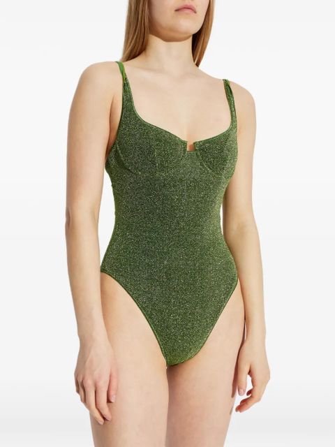 Oséree cut-out swimsuit - Green