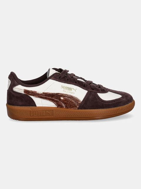 Puma sneakersy skórzane Palermo Cow Wns kolor brązowy 406129