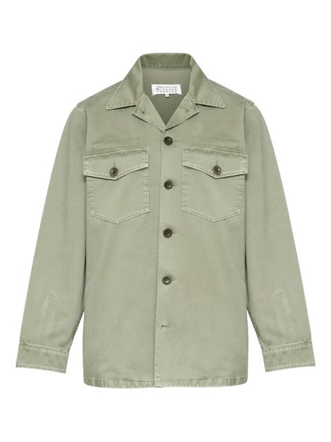 Maison Margiela cotton shirt - Green - zdjęcie produktu nr 1