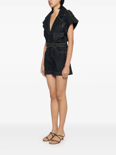 ZIMMERMANN belted playsuit - Blue - zdjęcie produktu nr 2
