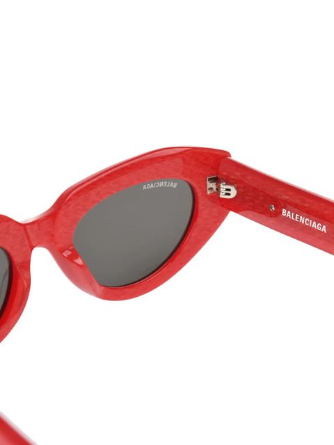 Balenciaga Eyewear oval-frame sunglasses - Red