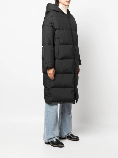 Yves Salomon reversible hooded down parka - Black