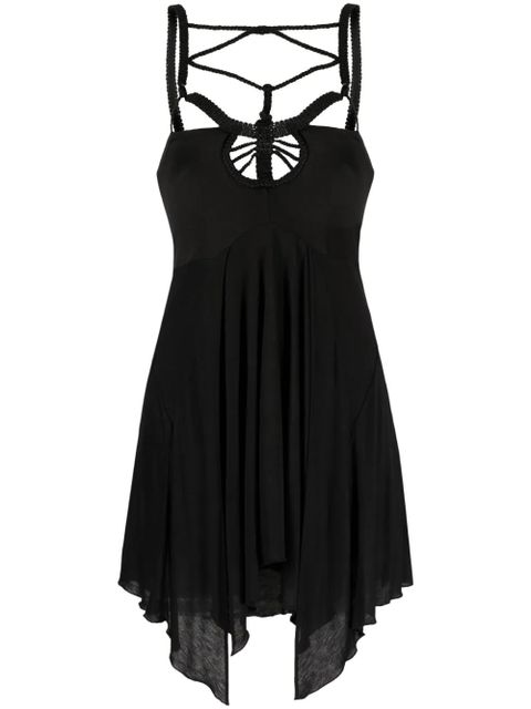 ISABEL MARANT Diana macramé-trim minidress - Black - zdjęcie produktu nr 1