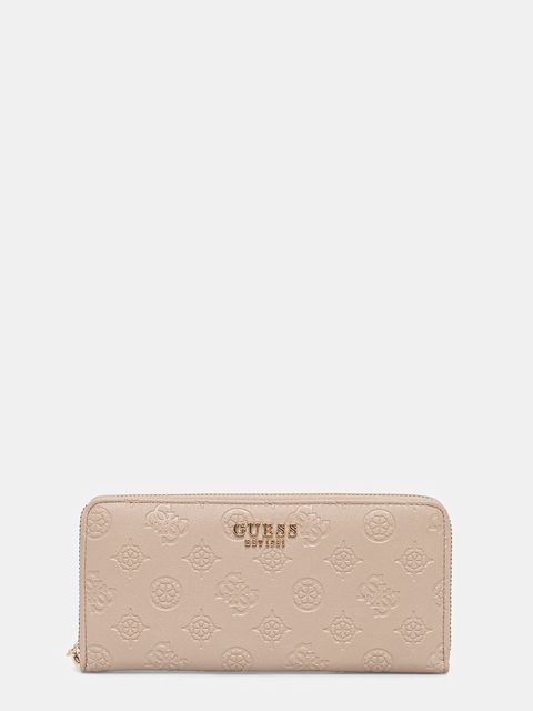 Guess portfel PHOEBE damski kolor beżowy SWPD96 65146 - zdjęcie produktu nr 1