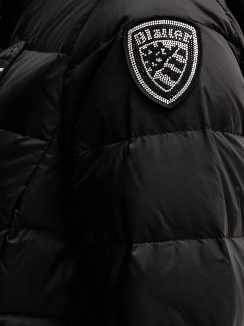 Blauer kurtka puchowa ANITA kolor czarny przejściowa BLDK03101