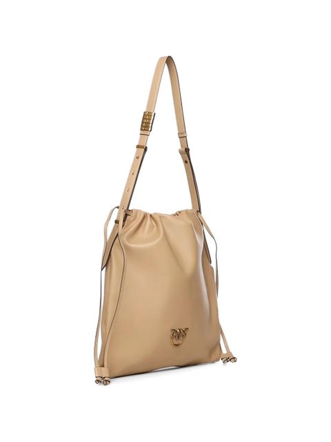PINKO medium drawstring shoulder bag - Neutrals