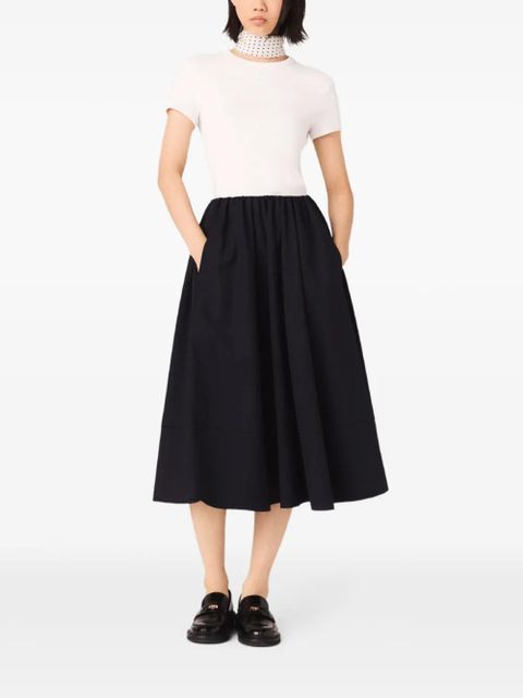 Maje ribbed T-shirt - White