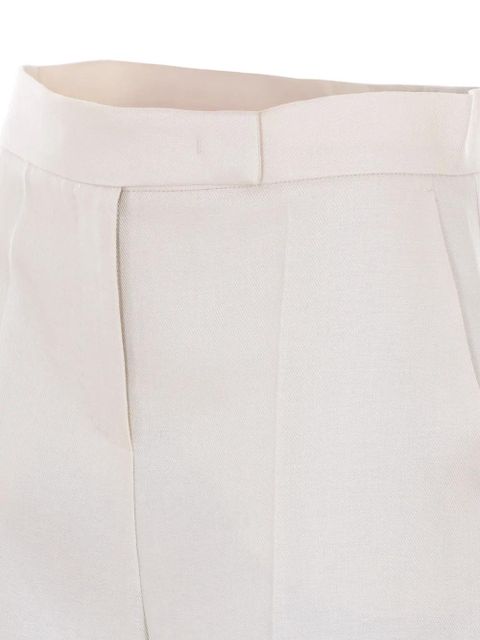 Max Mara front-pleats shorts - Neutrals