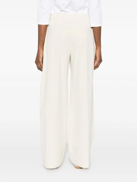 Max Mara drawstring palazzo pants - Neutrals