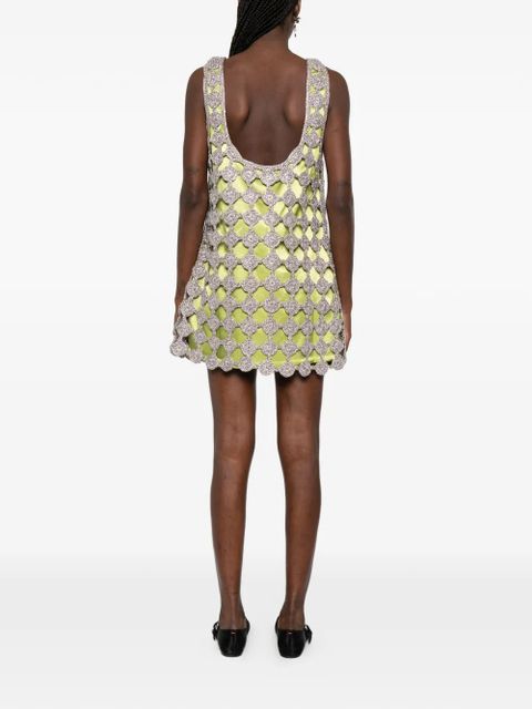 Simon Miller Sina crochet mini dress - Green