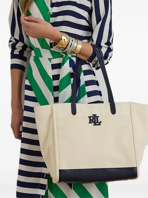 Lauren Ralph Lauren large Cameryn logo-plaque tote bag - Neutrals - zdjęcie produktu nr 2