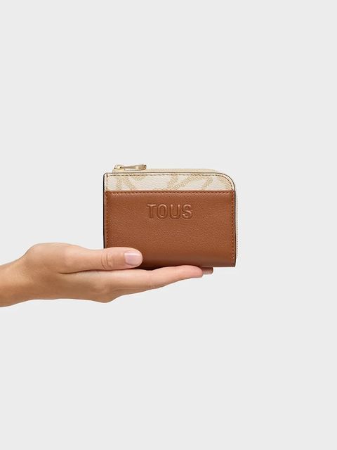 Tous portfel Kaos Icon damski kolor brązowy 2002357443
