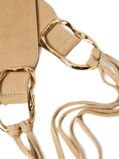 TWINSET tie-fastening suede belt - Neutrals - zdjęcie produktu nr 2
