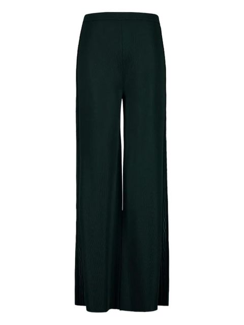 Ferragamo ribbed side-lace trousers - Blue - zdjęcie produktu nr 1