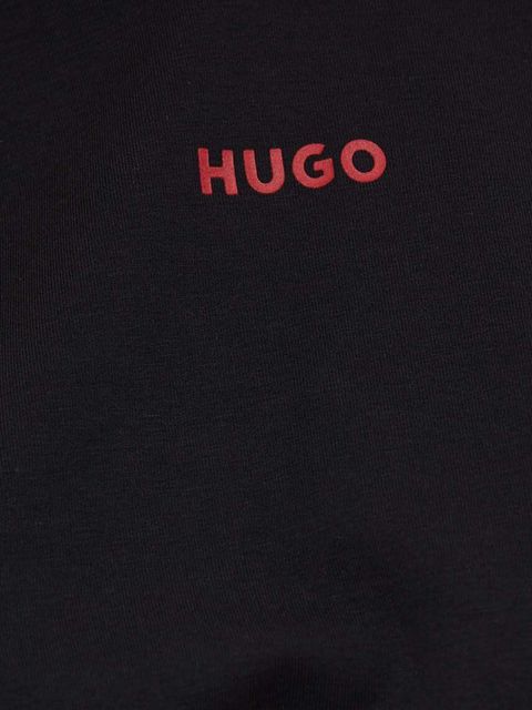 HUGO bluza lounge kolor czarny z kapturem 50490594