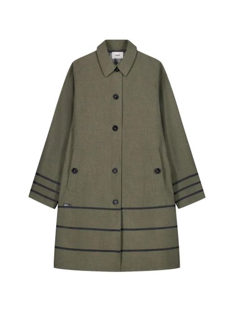 Coperni striped car coat - Green - zdjęcie produktu nr 1