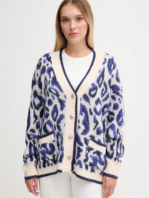 Gaudi kardigan damski kolor niebieski 521BD53044 - zdjęcie produktu nr 1