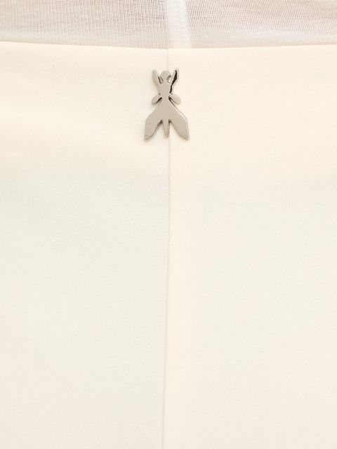 Patrizia Pepe spodnie damskie kolor beżowy szerokie high waist 2P1725 A498