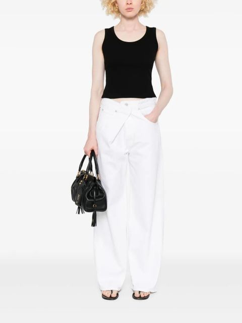 AGOLDE ribbed tank top - Black - zdjęcie produktu nr 2