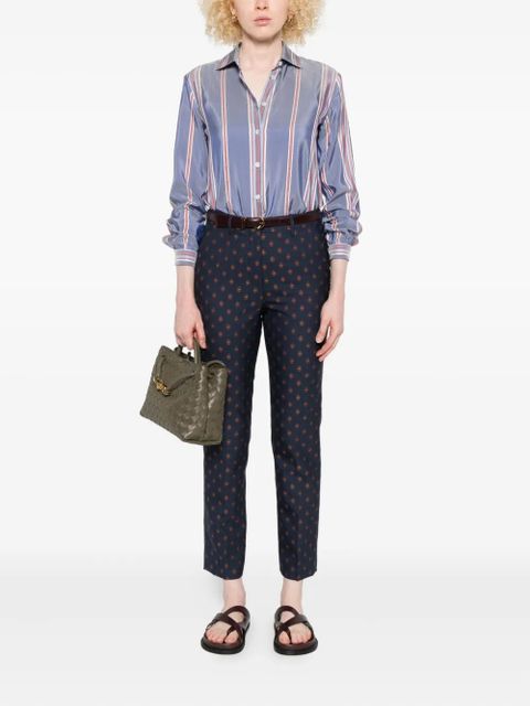 ETRO geometric-print trousers - Blue - zdjęcie produktu nr 2