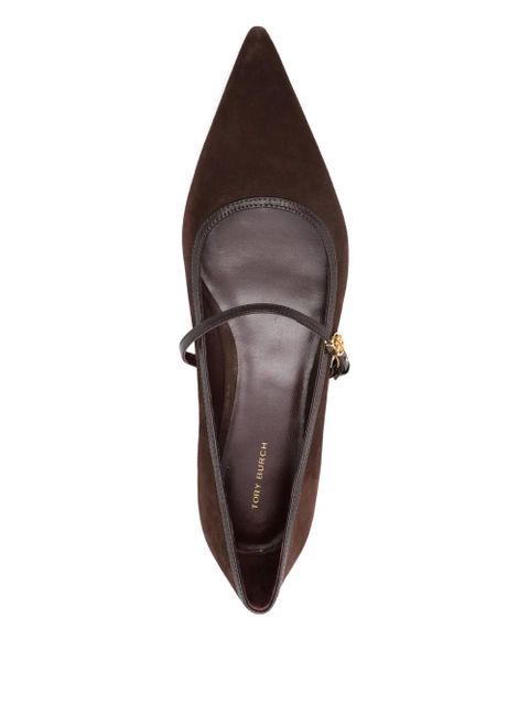 Tory Burch suede ballet flats - 200 - DARK COCOA DARK COCOA