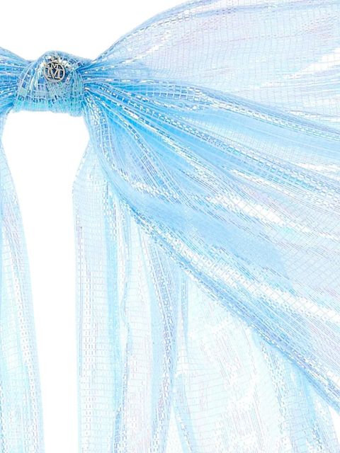 Maison Michel Gaia bow hair clip - Blue - zdjęcie produktu nr 2