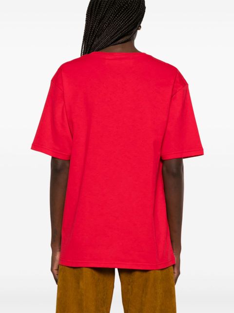 Valentino Garavani logo-print T-shirt - Red