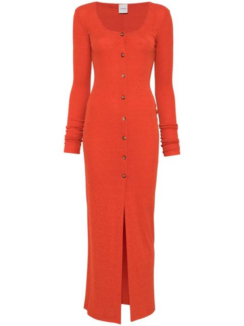 Nanushka Nareh maxi dress - Orange - zdjęcie produktu nr 1