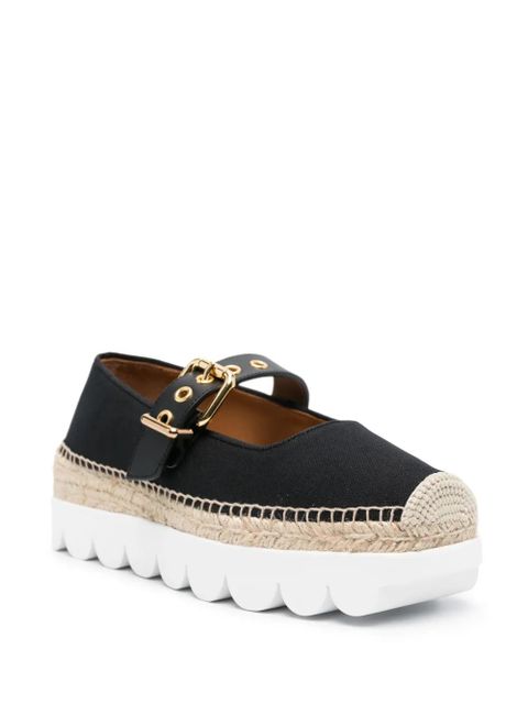 Marni Mary Jane canvas espadrilles - Black