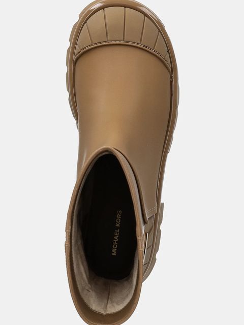 MICHAEL Michael Kors botki Sydra damskie kolor beżowy na platformie 40F5SYFE5L.297