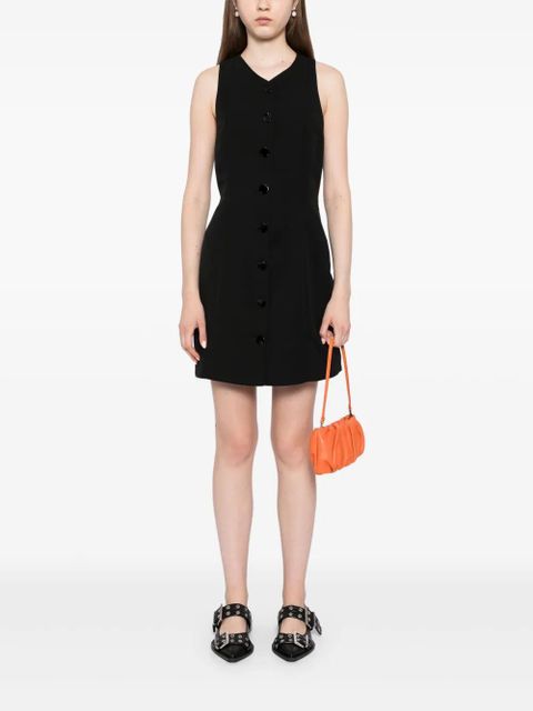 GANNI Light Twill Suiting mini dress - Black - zdjęcie produktu nr 2