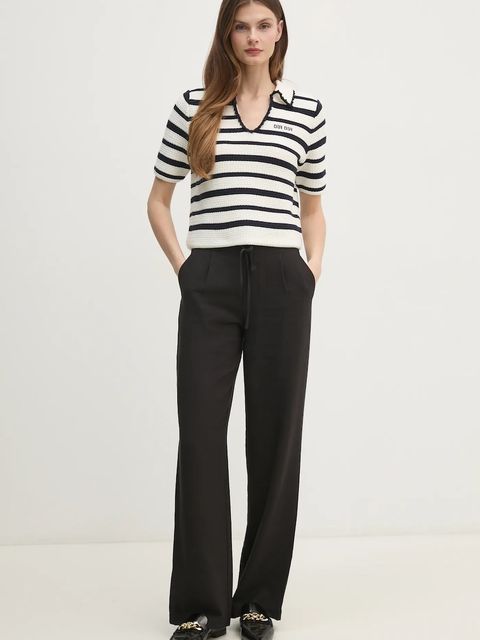 OUI sweter bawełniany kolor beżowy 91946 - zdjęcie produktu nr 2