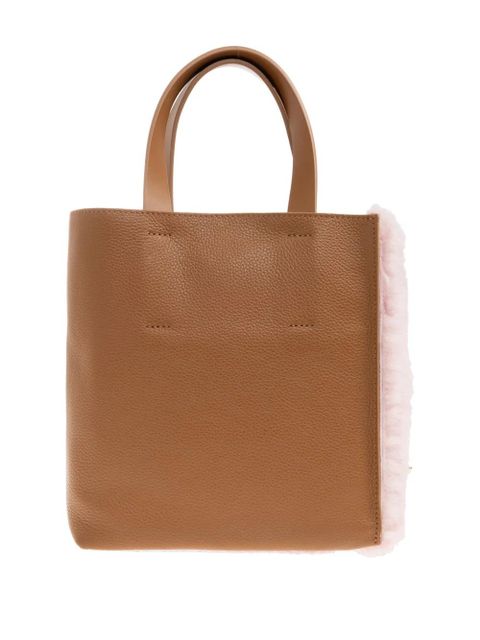 Marni shearling tote bag - Pink - zdjęcie produktu nr 2
