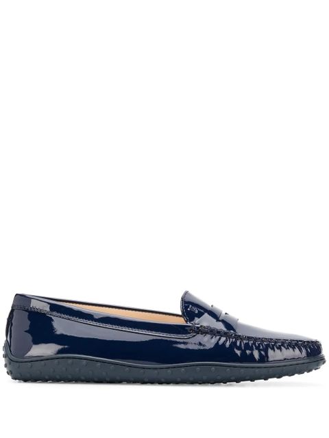 Tod's patent leather loafers - Blue - zdjęcie produktu nr 1