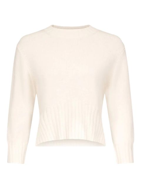 LouLou de Saison Mora ribbed cashmere sweater - White - zdjęcie produktu nr 1