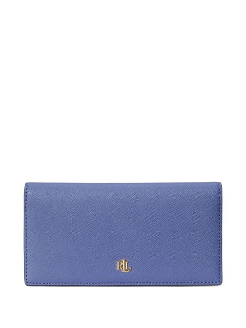 Lauren Ralph Lauren logo-plaque leather wallet - Blue - zdjęcie produktu nr 1