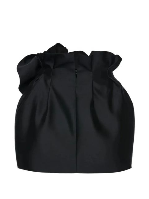 Magda Butrym flower-detail mini skirt - Black - zdjęcie produktu nr 2