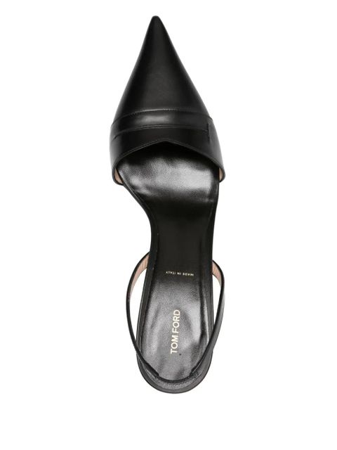 TOM FORD 70mm leather pumps - Black