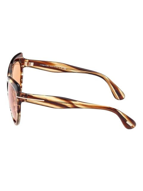 TOM FORD Eyewear oversized-frame sunglasses - Brown