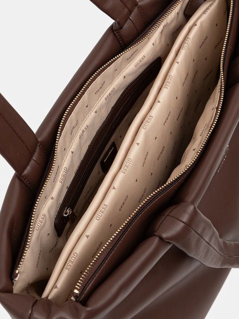 Guess torebka SUNETRA kolor brązowy HWNG75 34230