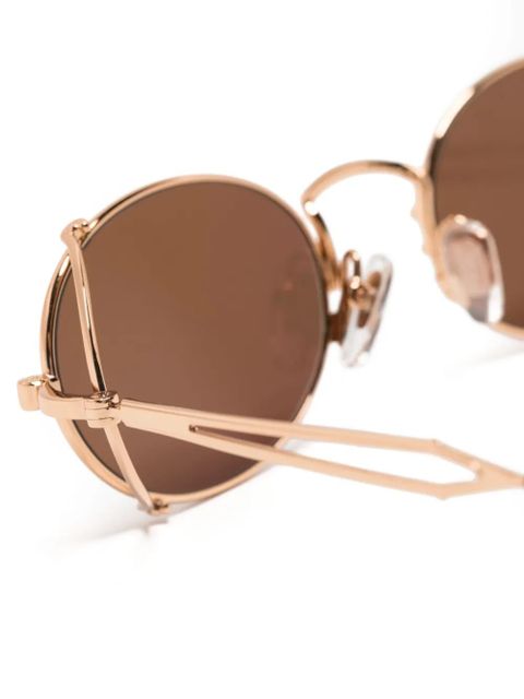 Jean Paul Gaultier round-frame sunglasses - Gold