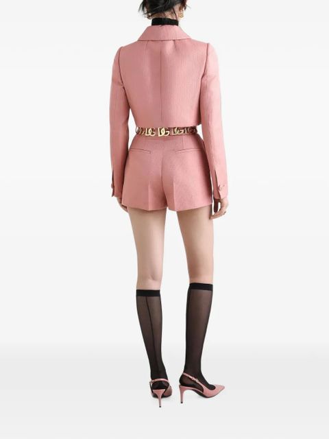 Dolce & Gabbana DNA monogram-jacquard jacket - Pink