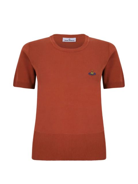 Vivienne Westwood orb crew-neck T-shirt - Orange - zdjęcie produktu nr 1