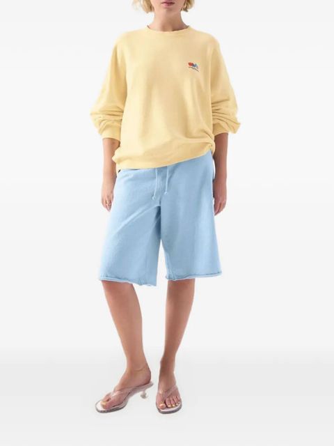 American Vintage Atubay logo-print drop-shoulder sweater - Yellow - zdjęcie produktu nr 2