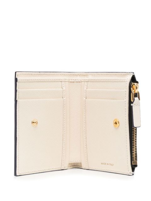 Marni logo-stamp leather wallet - Neutrals